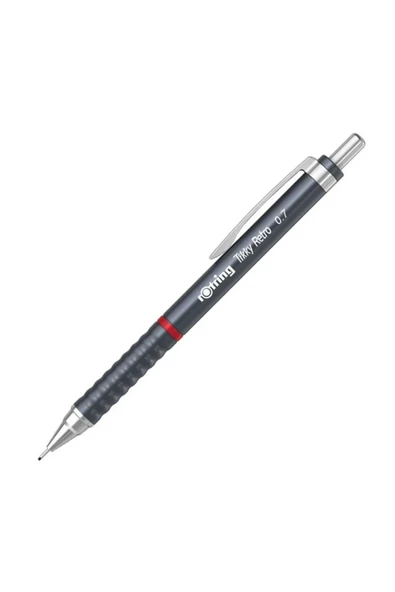 Rotring Tikky Retro 0.7mm Mekanik Kurşun Kalem Metalik Gri / 2202570 ürün görseli