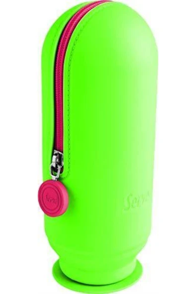 Serve Marka: Hoop Kalem Çantaşi Fosforlu Yeşil Kategori: Kalemlik & Ataşlık ürün görseli