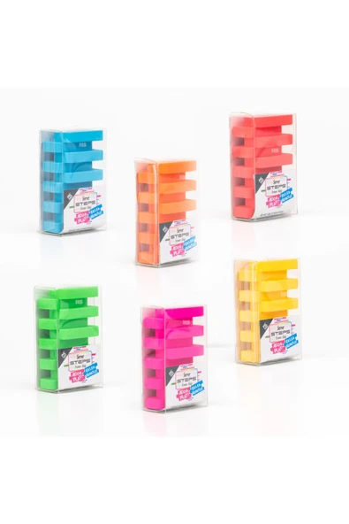 Serve Steps Silgi Fosforlu Karton Mavi ürün görseli 1