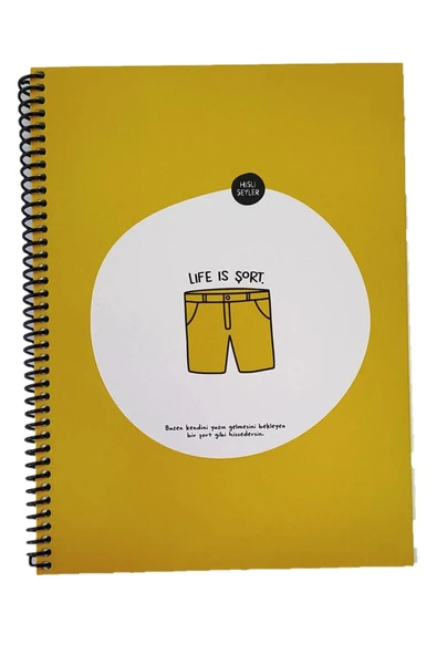 KESKİN COLOR Hisli Şeyler 80 Yp Çiz. Hafif Kağıt Stickerli Defter ürün görseli 1