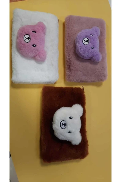 Cem Peluş Tavşanlı Kalem Çantası (makyaj,boya Kalemleri,okul Kalemliği)