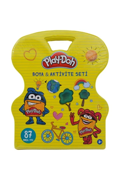 Play Doh Play-doh Boya Aktivite Jumbo Seti 87 Parça(PLAYST008) - Resim 5