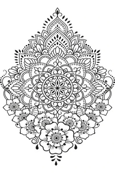 Artdeco Desenli Tuvaller Otantik 30x40cm Kına 1 ürün görseli