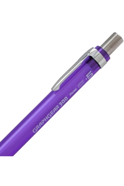 Pentel Teknik Çizim Ve Yazı Versatil Kalem 0.5 Mm Mor Graphgear - Resim 2