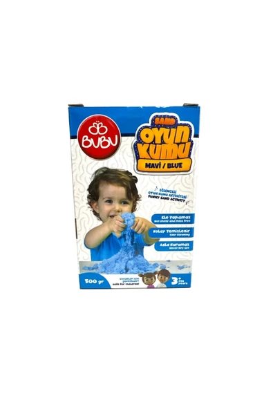 Bubu Bu-bu Oyun Kumu 500 Gr.mavi - Ku0002 ürün görseli