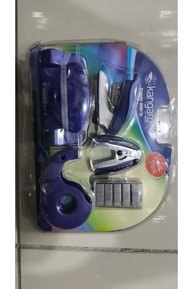 Kangaro Zımba +Tel Sökücü+Tel Set Zımba Turuncu ürün görseli 1