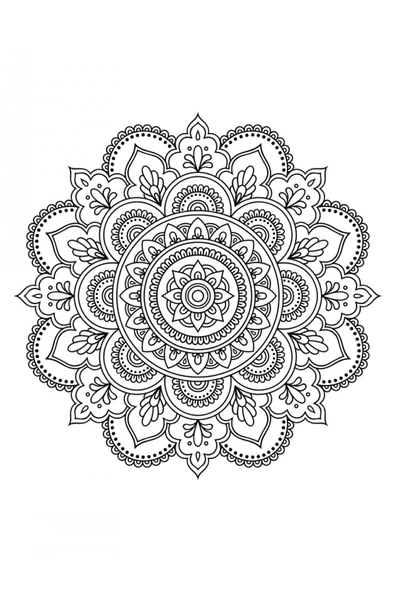 Artdeco 30x40 Cm Desenli Tuval Mandala 1 ürün görseli