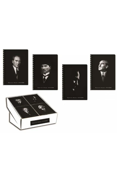 Keskin A6 80yp.çiz.spr.kar.kap.ata Bloknot-siyah ürün görseli