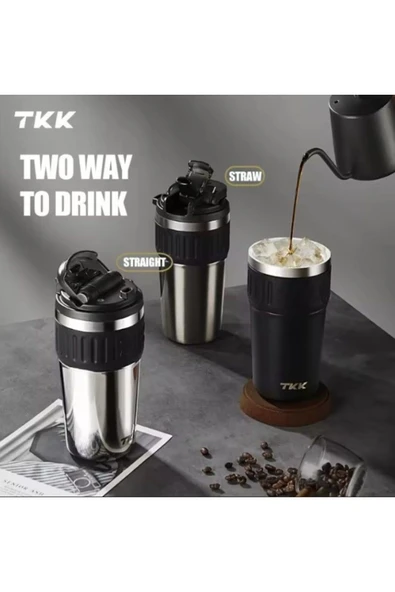 Vagonlife Vagon Life Tkk Termos Çelik 630 ML T2023 Açık Mavi - Resim 2