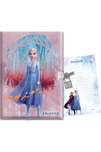 KESKİN COLOR Frozen 2 14x20 80 Yp Kilitli Hatıra Defteri ürün görseli