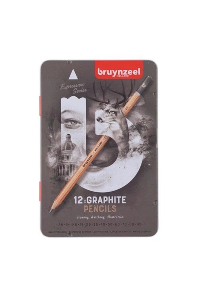 Bruynzeel Expressıon Graphıte 12li Set ürün görseli