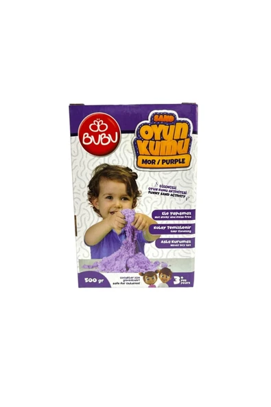 Bubu Bu-bu Oyun Kumu 500 Gr.mor - Ku0004 ürün görseli