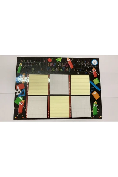 Paste Notes Gürfrom Kbm-3464 Başarı Haftalık Planlayıcı ürün görseli