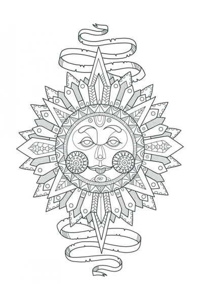 Artdeco Desenli Tuvaller Masalsı 30x40cm Güneş ürün görseli