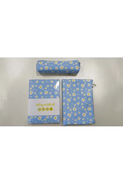 Lizy Suni Deri Papatya Baskılı Kalemlik ürün görseli