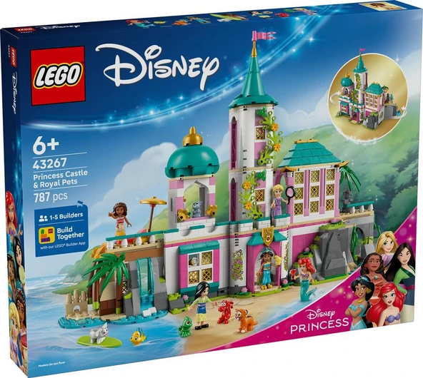 LEGO Disney 43267 Princess Castle and Royal Pets ürün görseli