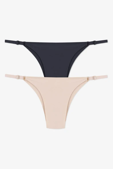 Kadın Ayarlanabilir Lastikli Mikro Slip - 4
