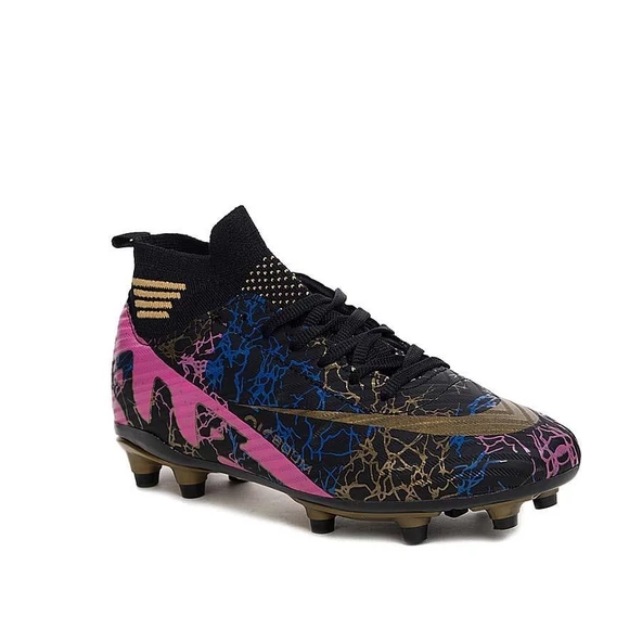 Erkek Çocuk Çoraplı Çim Zemin Halı Saha Krampon Futbol Ayakkabısı KRMP565 - 5