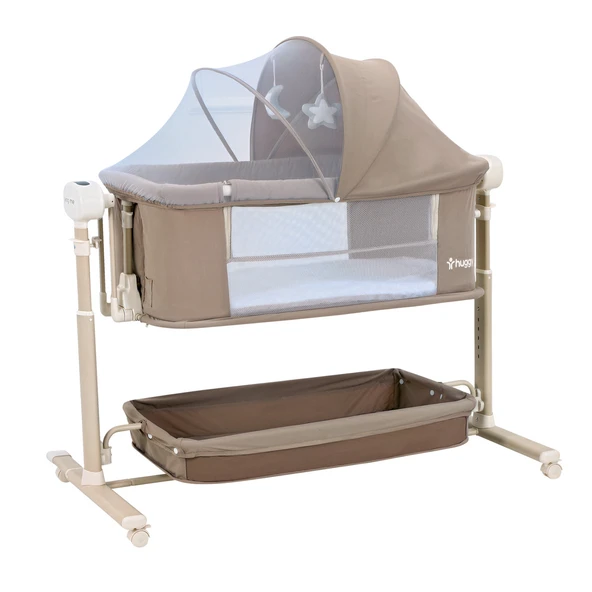 Huggy Swing Me Otomatik Sallanabilir Katlanabilir Alüminyum Anne Yanı Beşik - 2