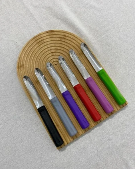 Egeden Her Yere Plastik Saplı Patlıcan, Kabak, Patates, Biber Oyma Bıçağı - Oyacak - 2