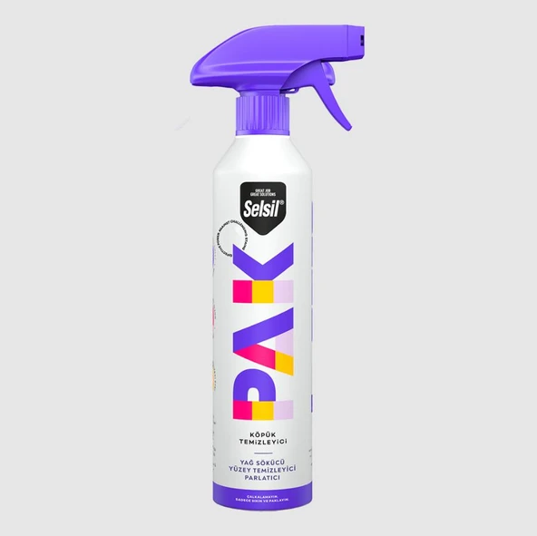 Selsil PAK Köpük Temizleyici Sprey 500 ml ürün görseli