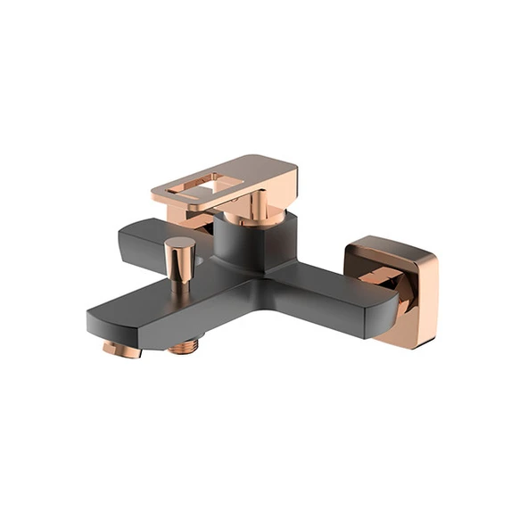 BİEN BANYO BATARYASI SALVO PLUS SİYAH ROSE GOLD - 1