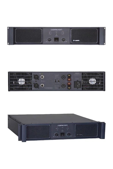 Startech Omcron P-2000 2x1000W Çift Çıkışlı Stereo Power Anfi Güç Anfisi - 2