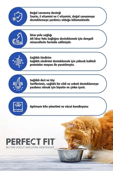 Perfect Fit Biftekli Kedi Maması 1400 Gr - 4