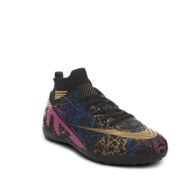 Erkek Çoraplı Çim Zemin Halı Saha Krampon Futbol Ayakkabısı HS565 - 5