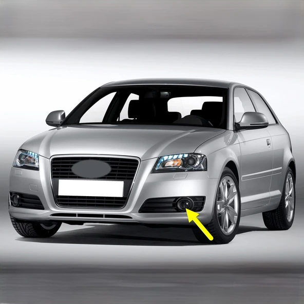 Audi A3 HB 2009-2012 Ön Tampon Sol Sis Farı 8E0941699E ürün görseli 1