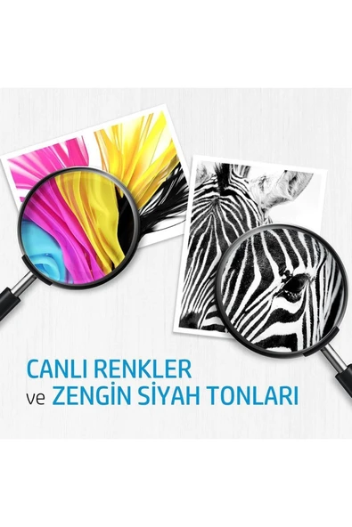HP 47 RENKLİ MÜREKKEP KARTUŞU (6ZD61AE) Deskjet Ultra 4828 - 3
