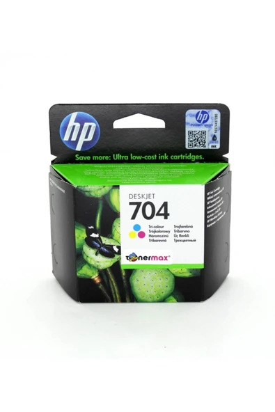 HP 704 Cn693a / Deskjet 2060 / K110a / J510 Orjinal Renkli Kartuş - 3