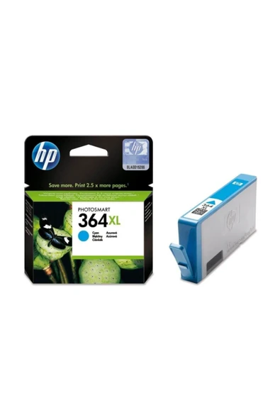 HP Cb323e No: 364xl Mavi Ink Cartridge With Vivera Ink