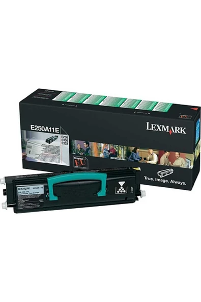 Lexmark E250 Printer E250/e350/352 Siyah E250a11e Yazıcı Toneri