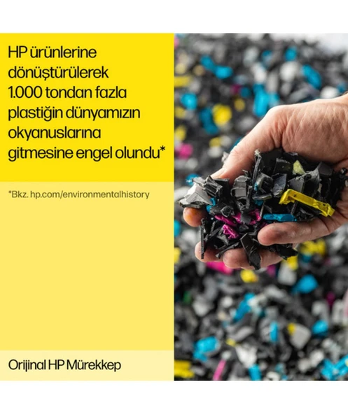 HP 3ym75ae Black Mürekkep Kartuş (653) - 3