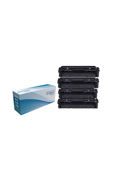 Canon CRG-045 Canon İ-Sensys MF-636cdwt Muadil Toner 1 Set 4 Renk