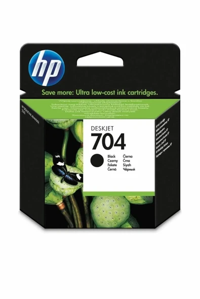 HP 704-CN692A Siyah Orijinal Kartuş