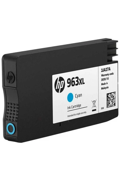 HP 963XL-3JA27AE Mavi Orijinal Kartuş Yüksek Kapasiteli - 2