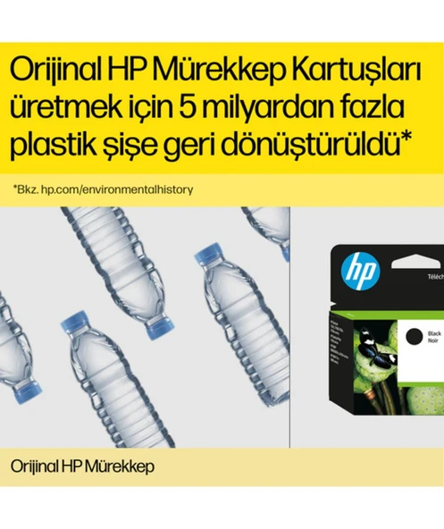 HP 3ym75ae Black Mürekkep Kartuş (653) - 2