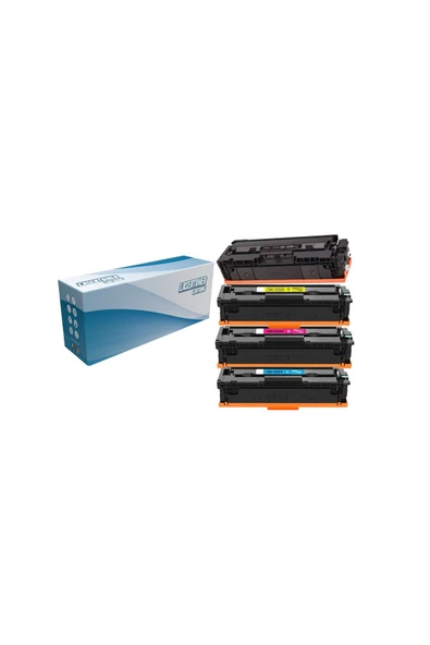 HP 128A-HP Color LaserJet CP1525nw Muadil Toneri 1 Set 4 Renk