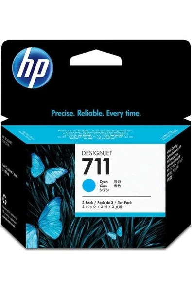 HP 711-CZ134A 29 ml Mavi Kartuş
