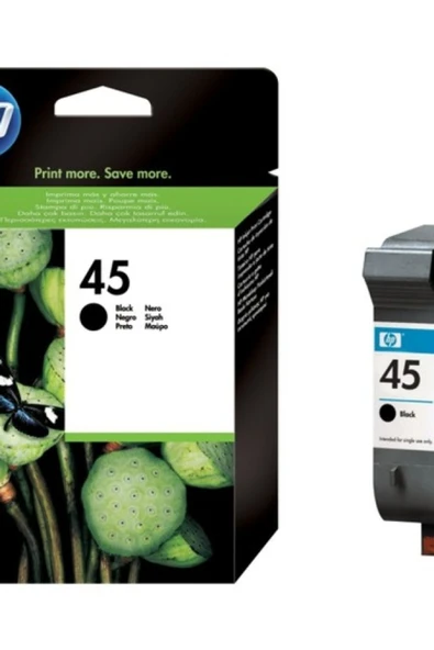 HP 45 Black Siyah 42ML 51645AA 2Lİ Paket Kartuş CC625A