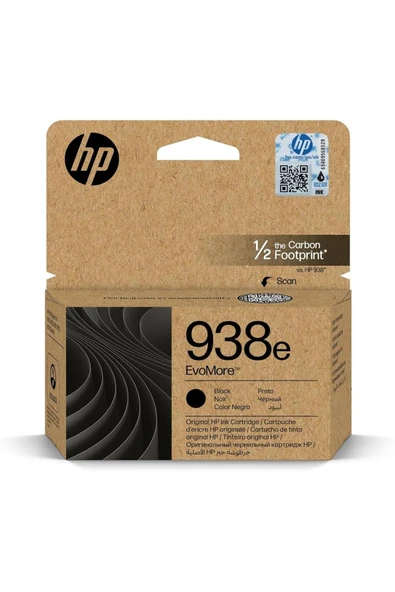 HP 938e Black Siyah Yüksek Kapasite Kartuş 4S6Y2PE