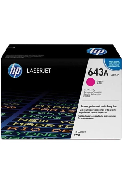 HP 643a Q5953a Kırmızı Toner