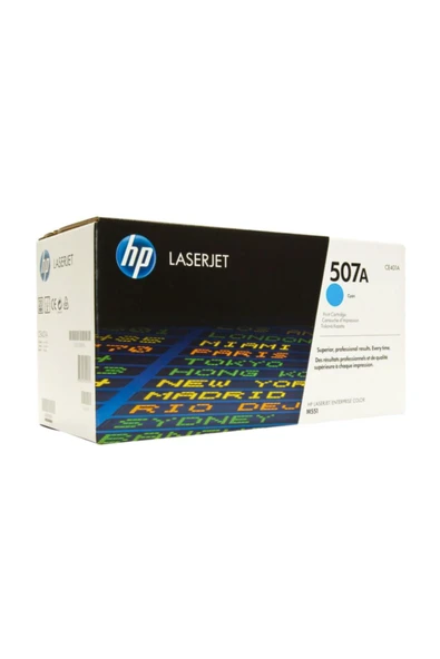 HP 507A 6000 Sayfa Kapasiteli Mavi Toner Ce401A