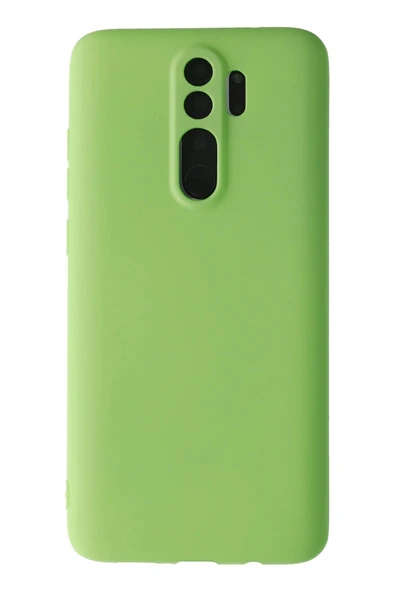 Xiaomi Redmi Note 8 Pro Kılıf First Silikon - Yeşil - 1
