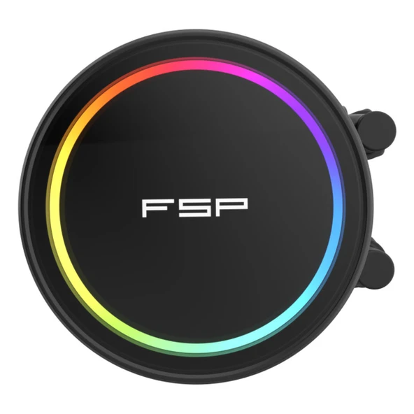 FSP AE24 ARGB 240mm AM5/1851P Siyah İşlemci Sıvı Soğutucu - Resim 3