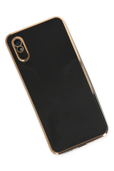 Xiaomi Redmi 9A Kılıf Volet Silikon - Siyah - Resim 2