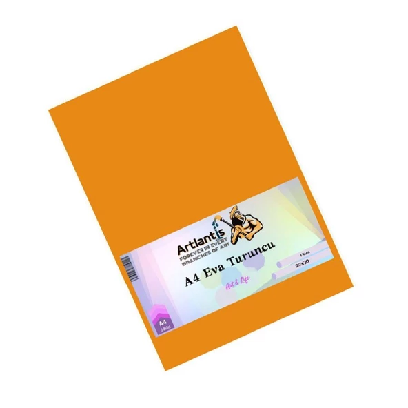 Eva Düz A4 5 Adet Renk Seçenekli Artlantis Düz Eva 20*28 - 7
