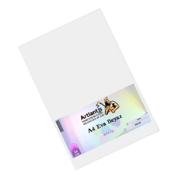 Eva Düz A4 5 Adet Renk Seçenekli Artlantis Düz Eva 20*28 - 2